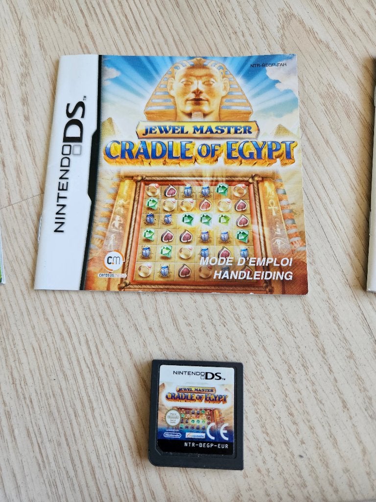 Jewel Master: Cradle of Egypt (Nintendo DS) - Game + Boekje, Spelcomputers en Games, Puzzel en Educatief, Gebruikt, 1 speler, Ophalen of Verzenden