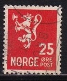 Noorwegen michel 125A gestempeld uit 1926, Verzenden, Noorwegen, Gestempeld