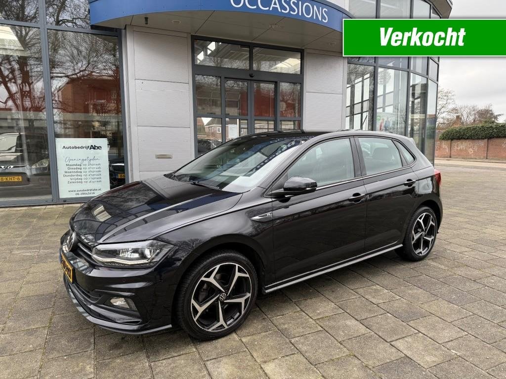 Volkswagen POLO 1.0 TSI HIGHL R-LINE-LMV-ECC-PDC-NAVI-VIRTUA, Auto's, Volkswagen, Gebruikt, Met garantie (alle), Bedrijf, 3 cilinders