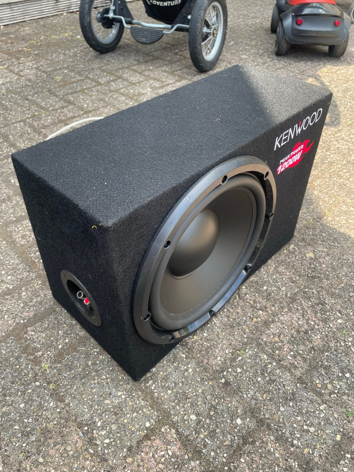 Kenwood Subwoofer met Excalibur Versterker 1200W, Ophalen, Gebruikt