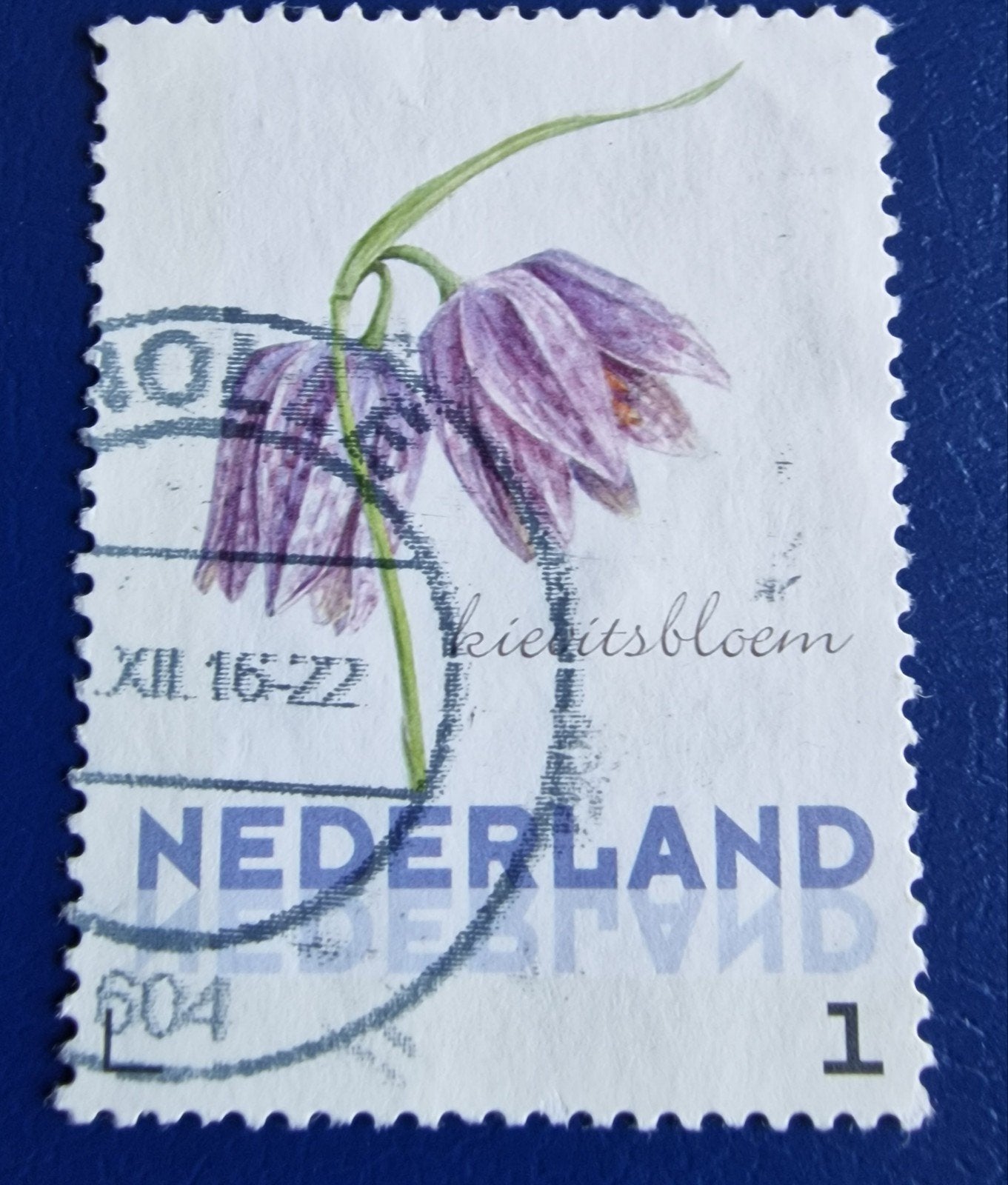 kv1269 persoonlijke postzegel Kievitsbloem gestempeld, Ophalen of Verzenden, Na 1940, Gestempeld
