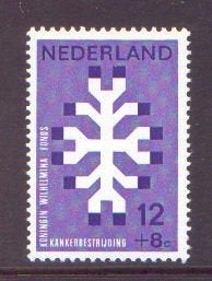 Nederland 1969 927 Kankerbestrijding 12c, Postfris, Ophalen of Verzenden, Na 1940, Postfris