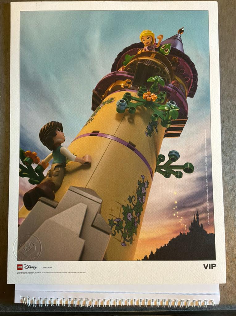 Lego Raponsje Poster 5007119 - VIP Exclusief, Lego, Overige typen, Nieuw, Ophalen of Verzenden