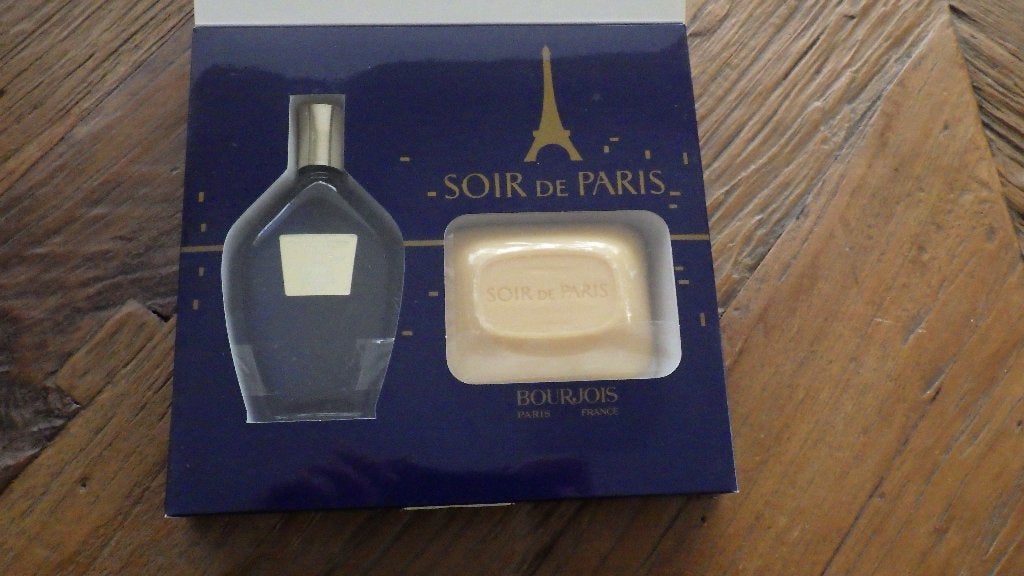 prachtig jaren '60 doos met soir de Paris en zeep, Ophalen of Verzenden, Overige typen