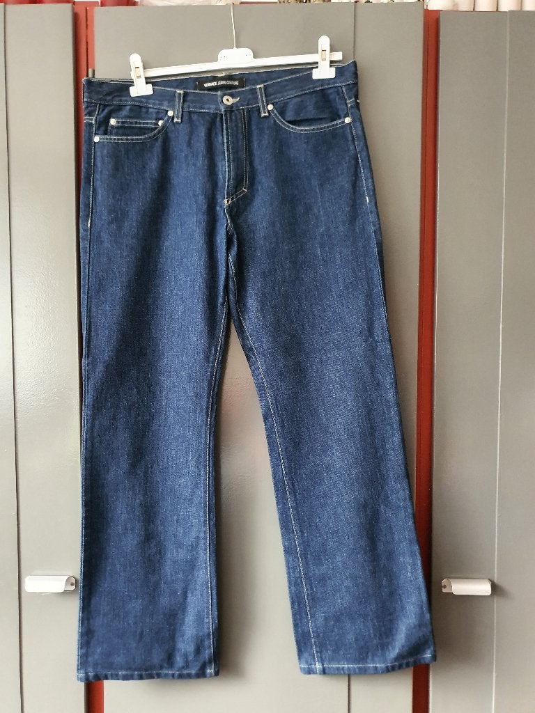 Versace Jeans Couture Straight Jeans – W35 / IT 49, Ophalen of Verzenden, Zo goed als nieuw, Blauw, W32 (confectie 46) of kleiner