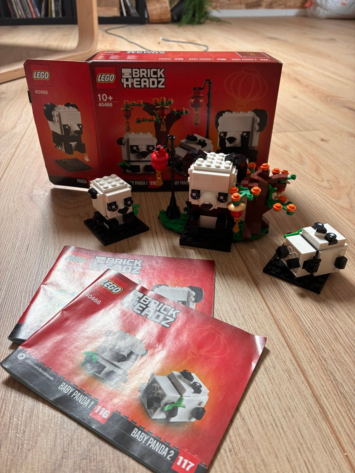 Lego Brickheadz Panda’s, BrickHeadz, Lego, Ophalen of Verzenden, Zo goed als nieuw