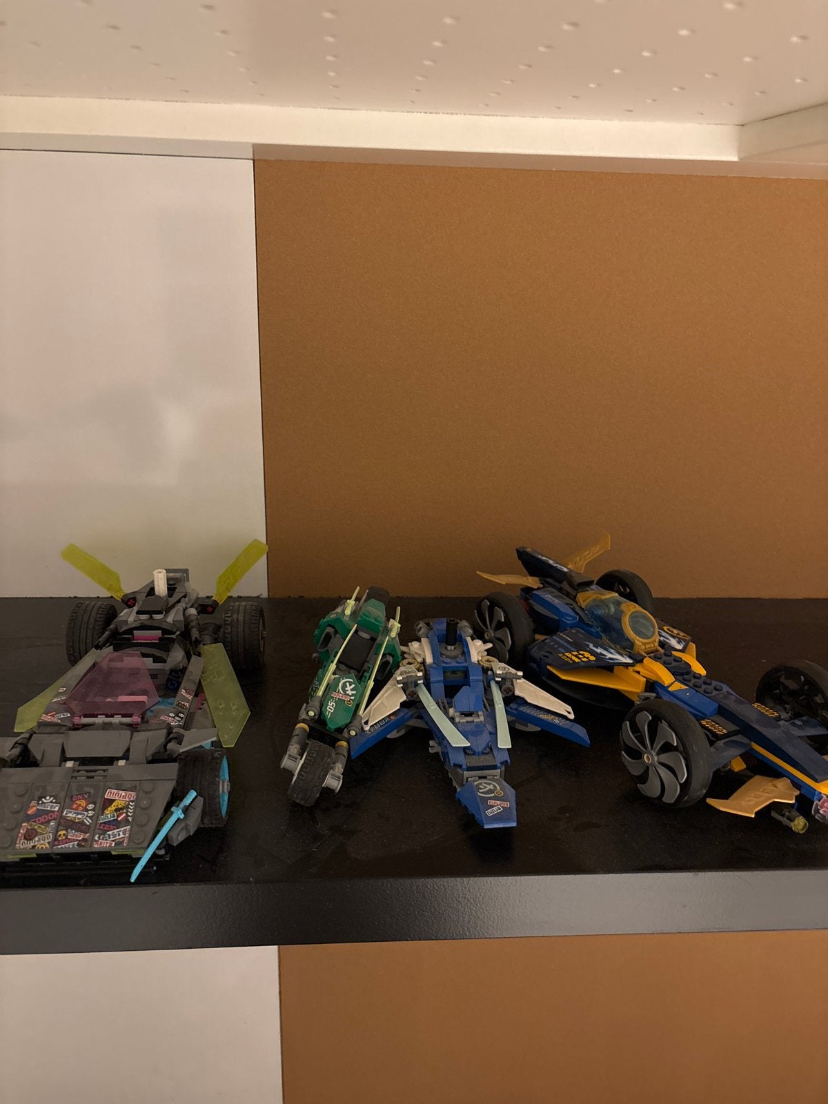 Lego Ninjago voertuigen set (4 stuks), Ophalen of Verzenden, Gebruikt, Overige merken