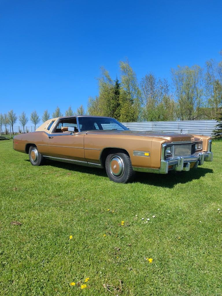 Cadillac eldorado, Auto's, Overige kleuren, Leder, Bruin, Particulier