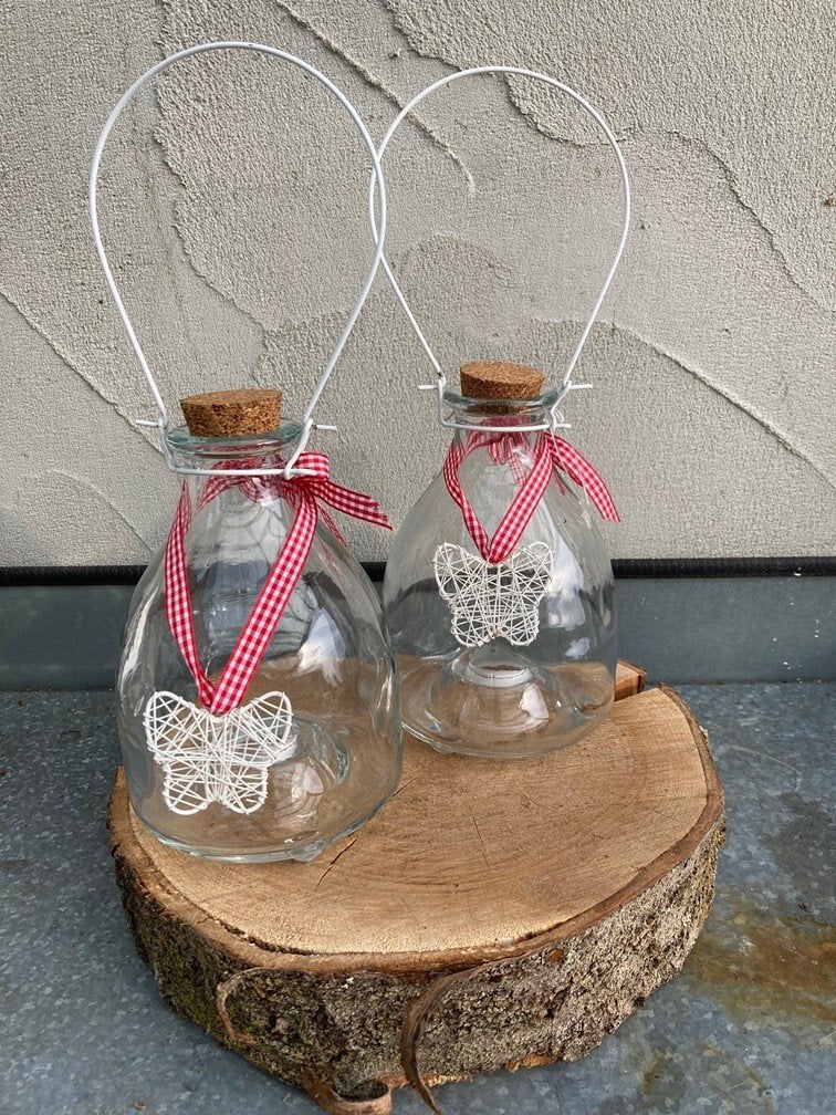 WESPENVANGER GLAS 18 CM MET VLINDER NIEUW, -, -, Ophalen of Verzenden, Ongediertebestrijding