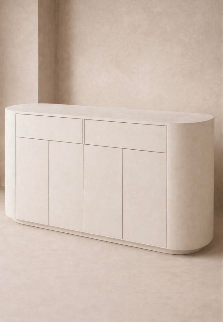 Beton Cire Dressoir op Maat Gemaakt - Modern Design, Ophalen, Overige materialen, Nieuw, 200 cm of meer