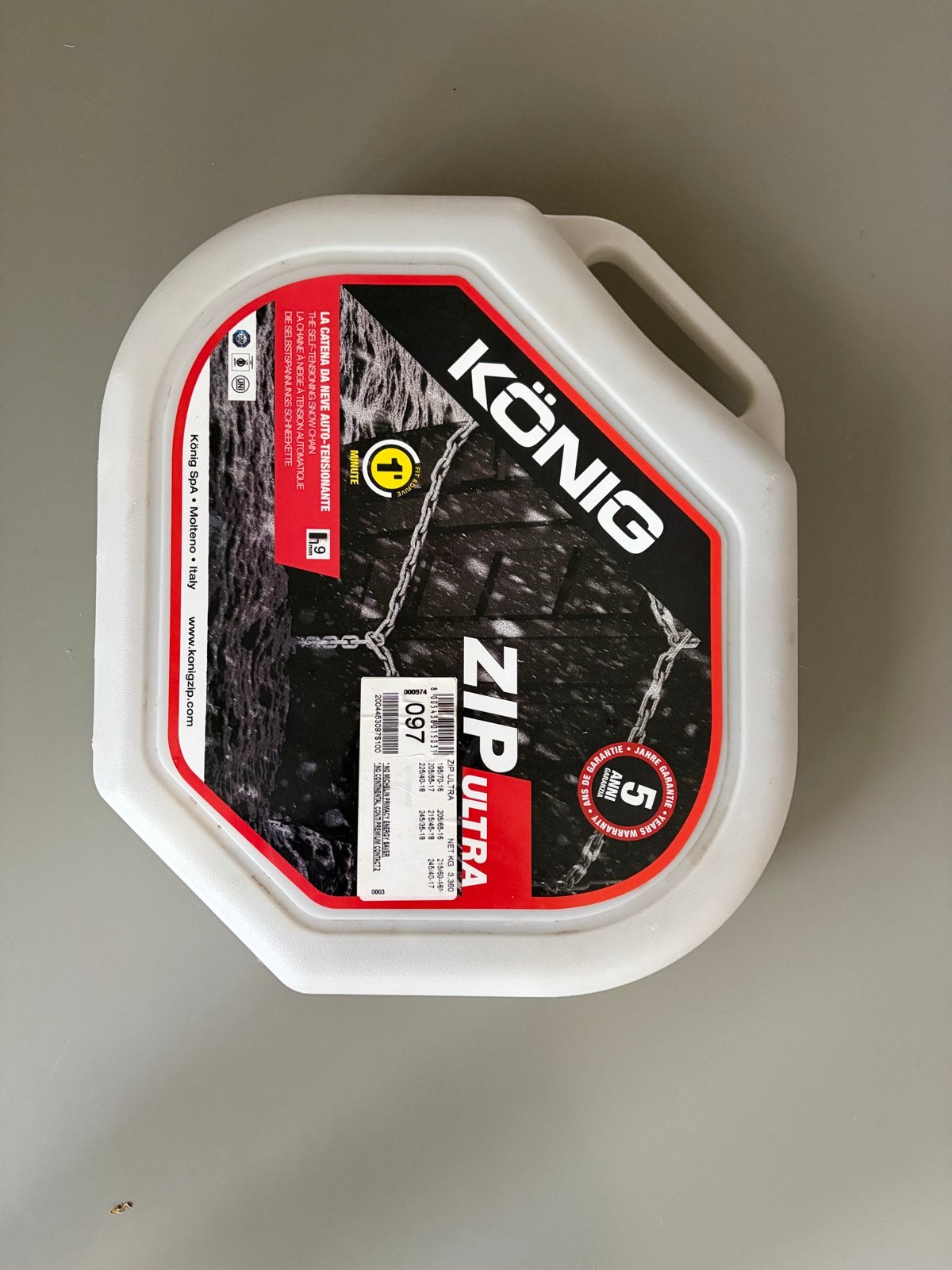 König Zip Ultra sneeuwkettingen - Nieuw in doos, Auto diversen, Sneeuwkettingen, Ophalen, Nieuw