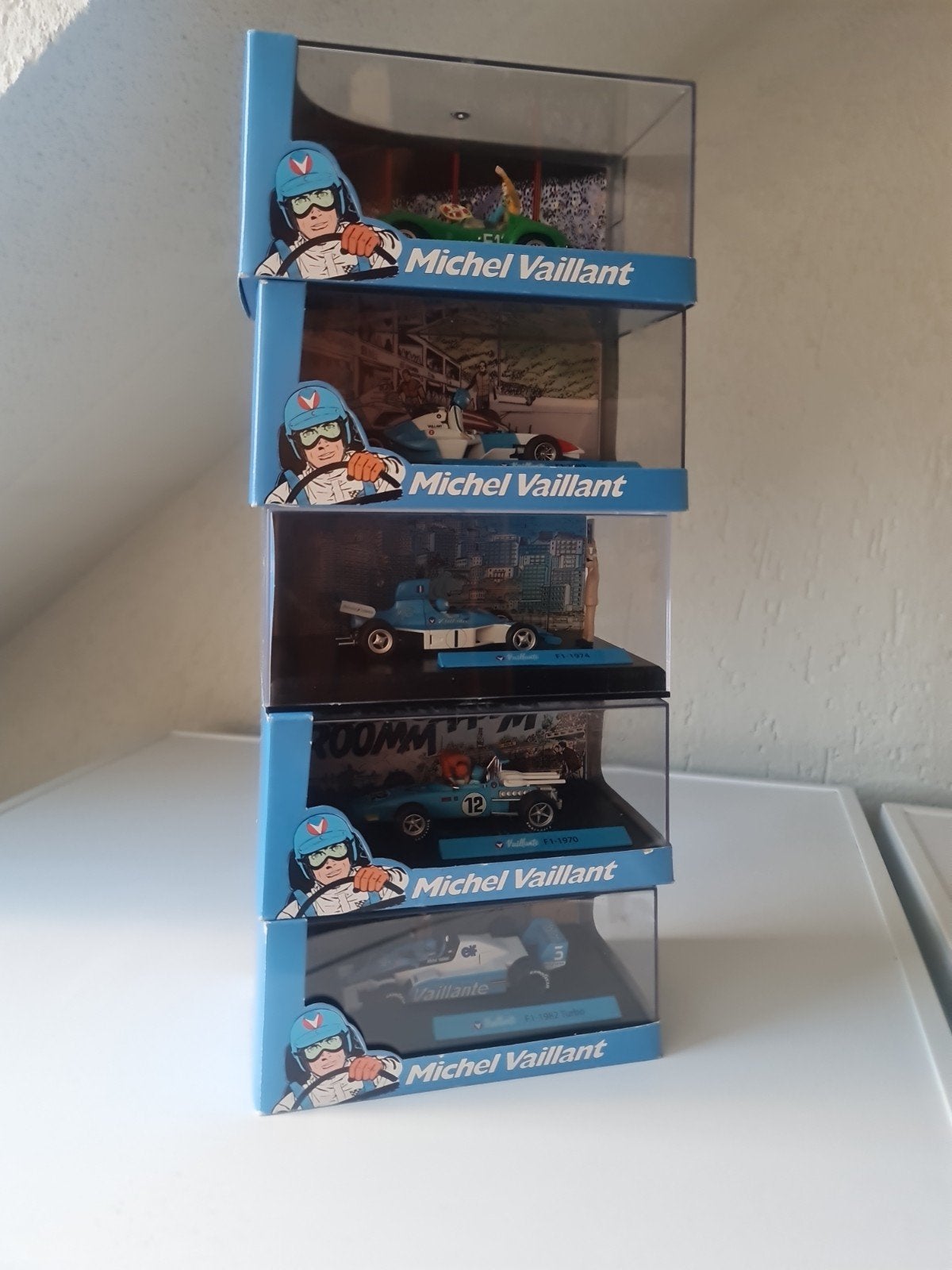 5x Michel Vaillant modelauto's - Diverse modellen, Ophalen of Verzenden, Zo goed als nieuw, Auto