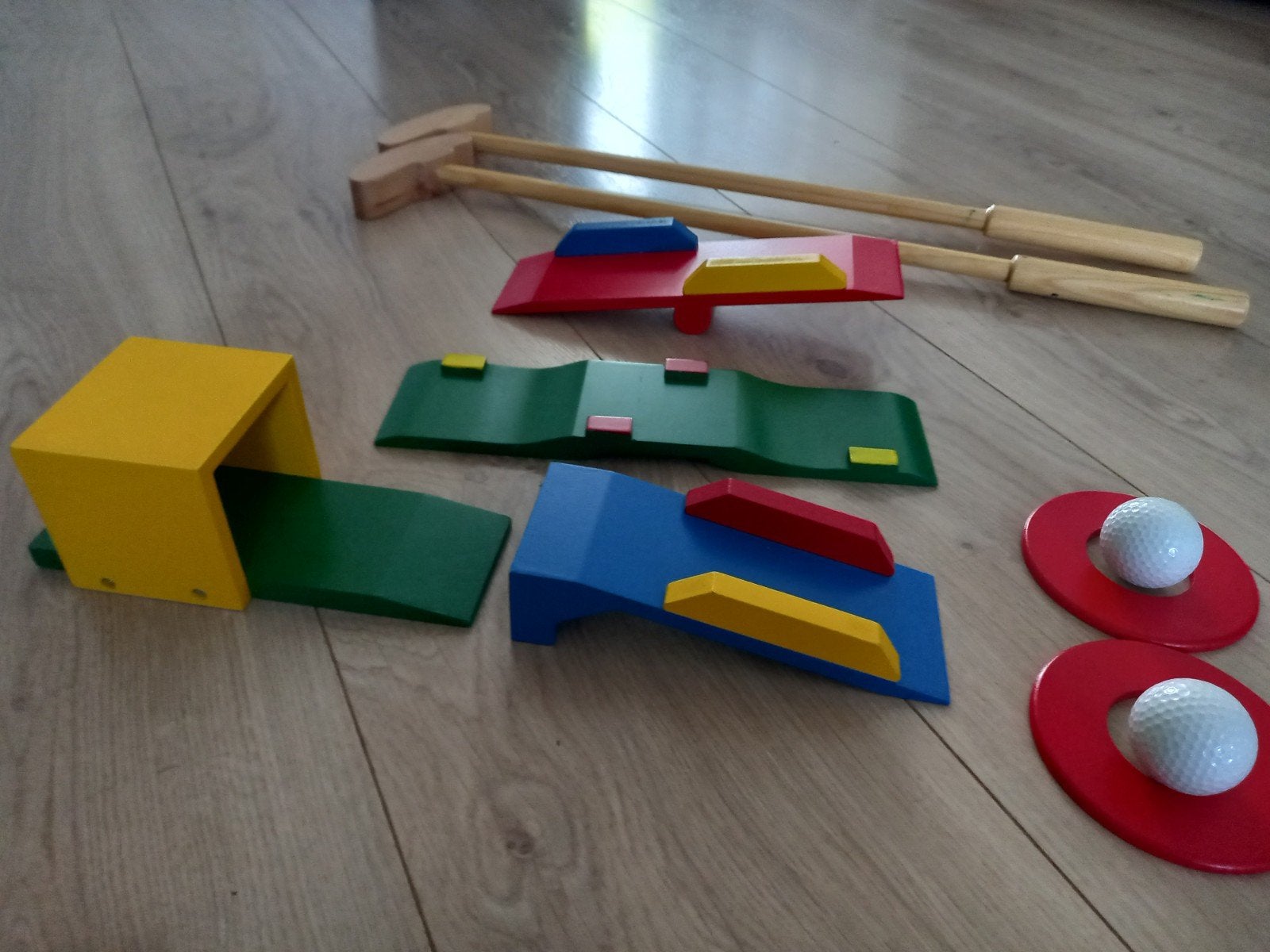 Golfset hout., Ophalen