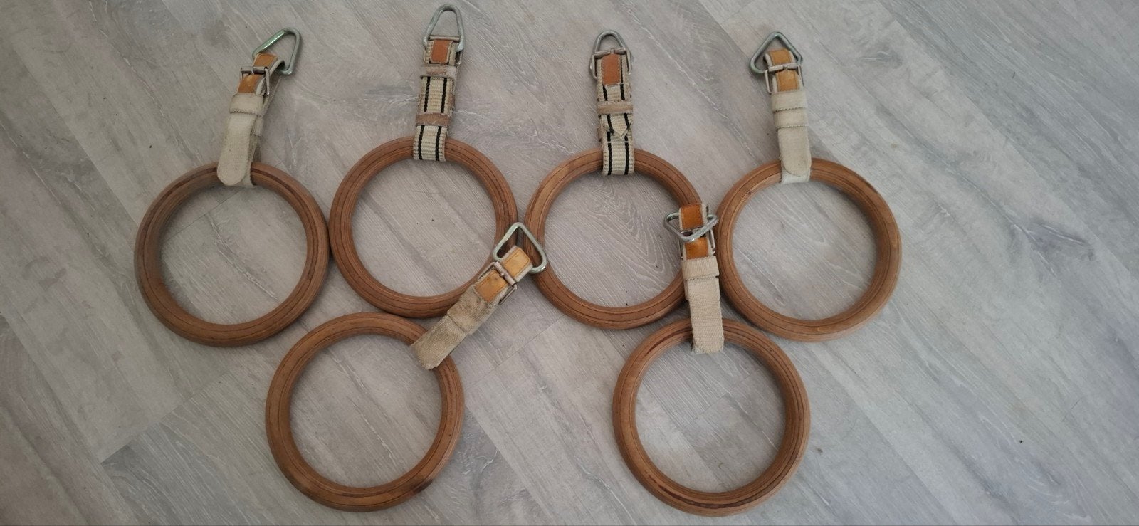 Klimtouw inclusief bevestiging en 6 ringen, Ophalen of Verzenden, Klimsport-accessoire