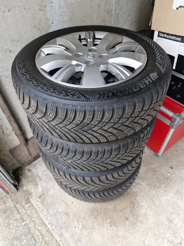 Winterbanden  met velgen, Auto-onderdelen, Banden en Velgen, Ophalen, Overige, Gebruikt, 16 inch