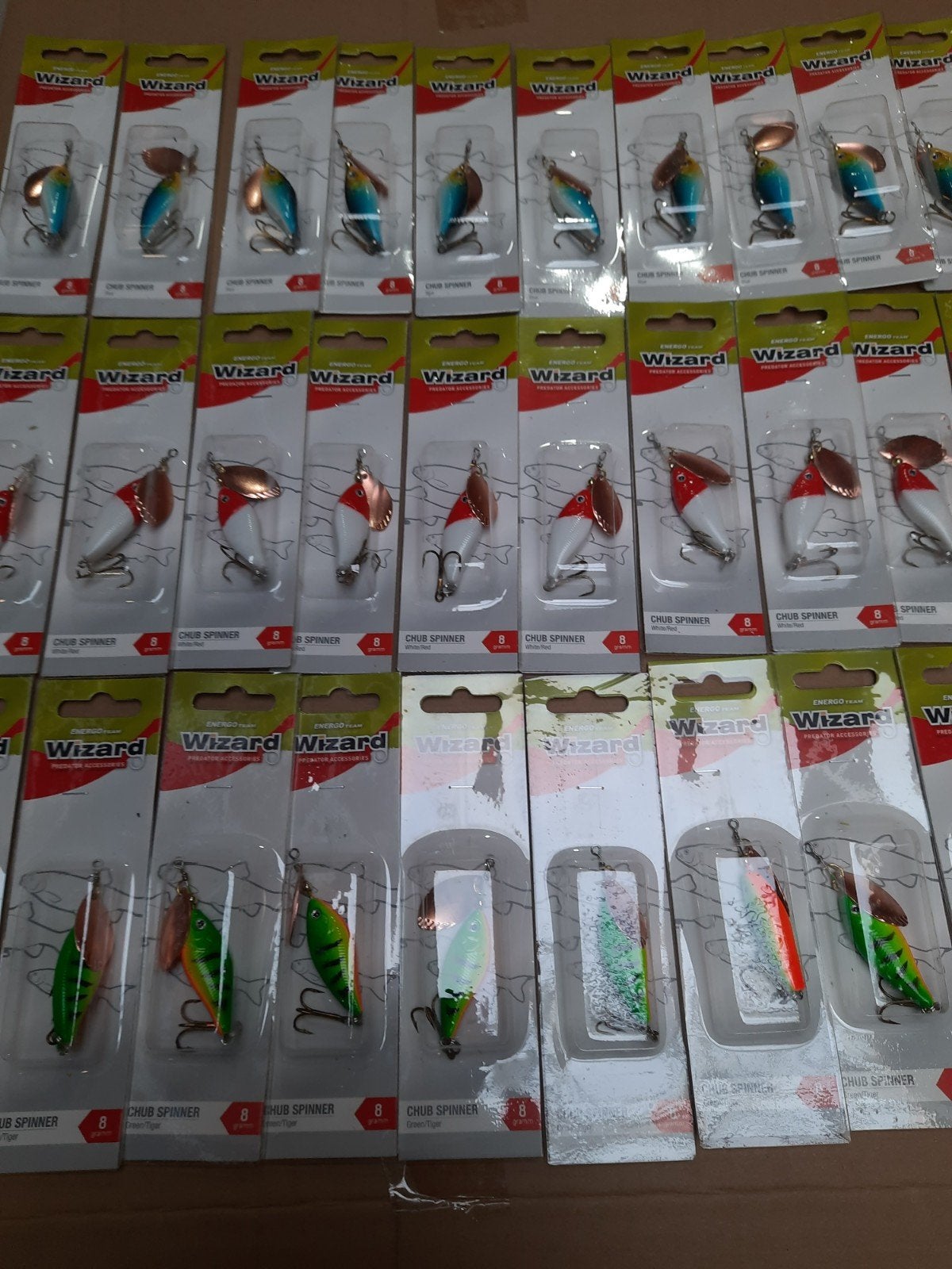 partij van 30 chub spinners van 8 gram, Wizzard, Nieuw, Ophalen of Verzenden, Info@wizzard.com