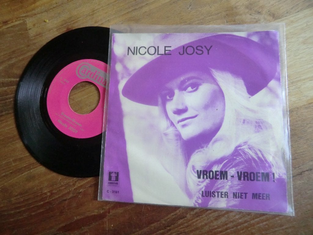 nicole josy      vroem-vroem !/luister niet meer, Cd's en Dvd's, Vinyl | Nederlandstalig, Verzenden, Zo goed als nieuw, 7 inch