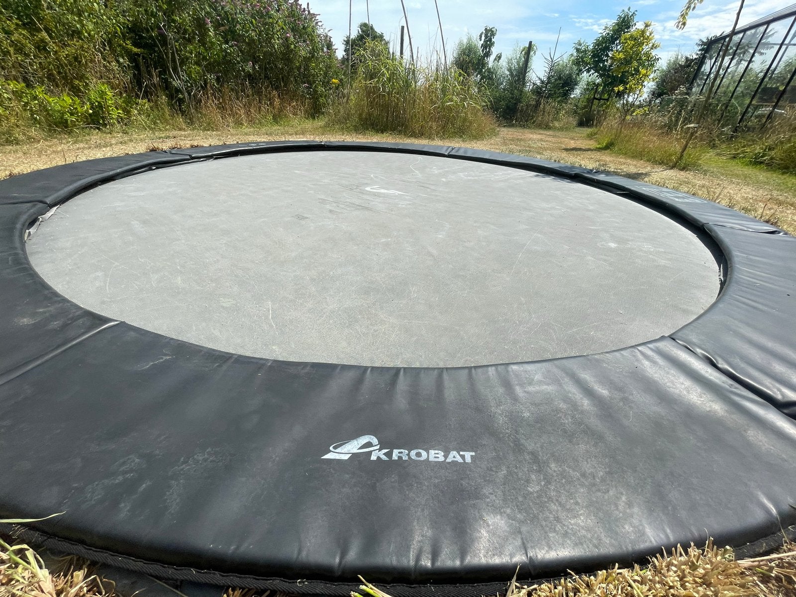 Akrobat Orbit Pro Inbouw Trampoline 430cm - Modern Design, Ophalen, Gebruikt