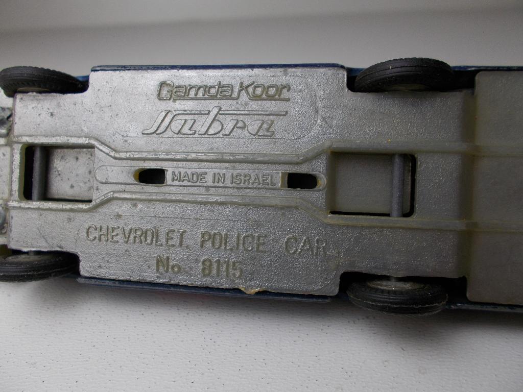 1968 Gamda Koor Sabra 8115 CHEVROLET POLICE CAR (Israel), Ophalen of Verzenden, Zo goed als nieuw, Auto, Overige merken