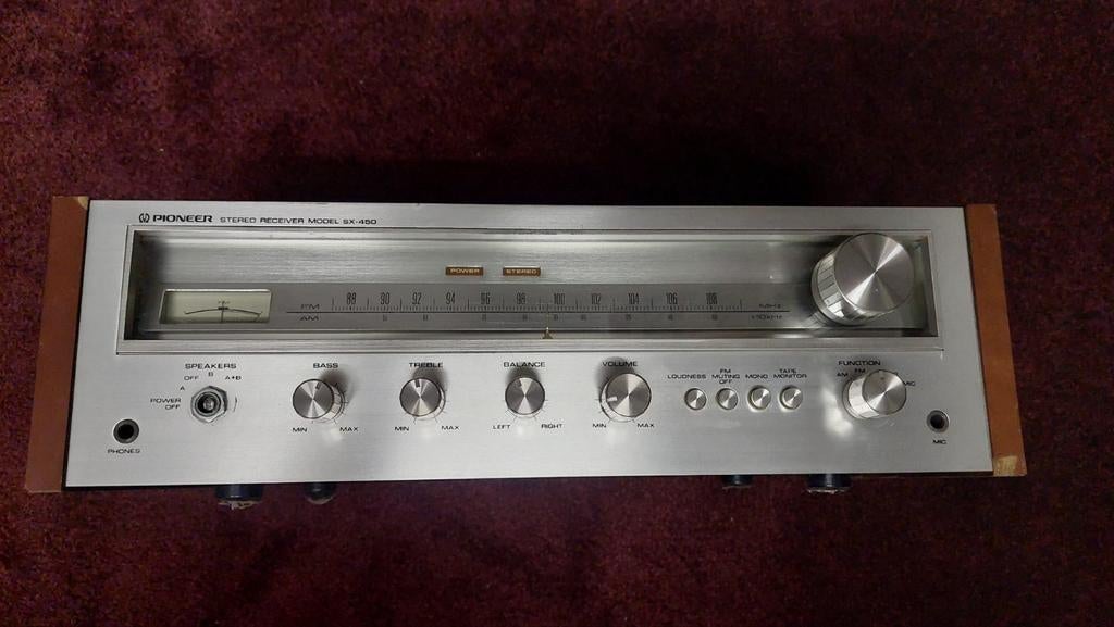 Pioneer SX-450 Vintage Receiver, Ophalen of Verzenden, Minder dan 60 watt, Pioneer