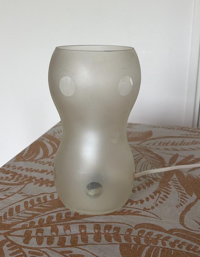 Ikea kvintant peanut lamp typ b9612, Ophalen of Verzenden, Gebruikt, Glas