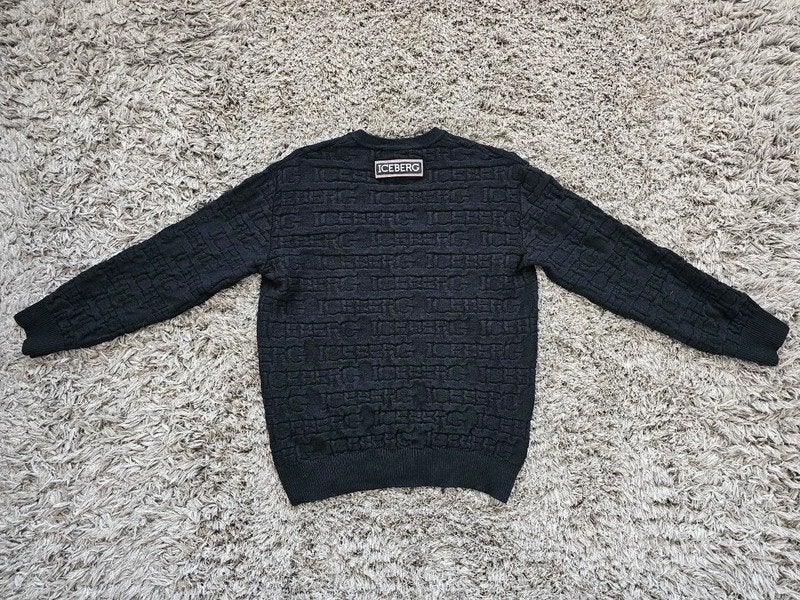 Iceberg Pullover maat S, Kleding | Heren, Verzenden, Zwart, Nieuw, Maat 46 (S) of kleiner