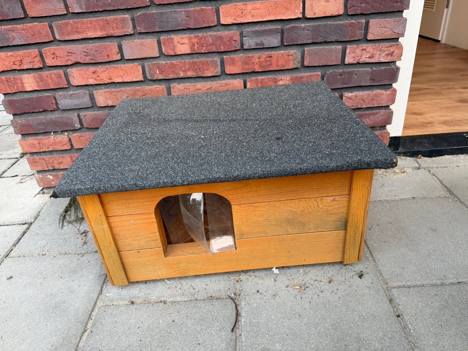 Stevig buitenhok/schuilhok voor katten, Dieren en Toebehoren, Ophalen, Gebruikt