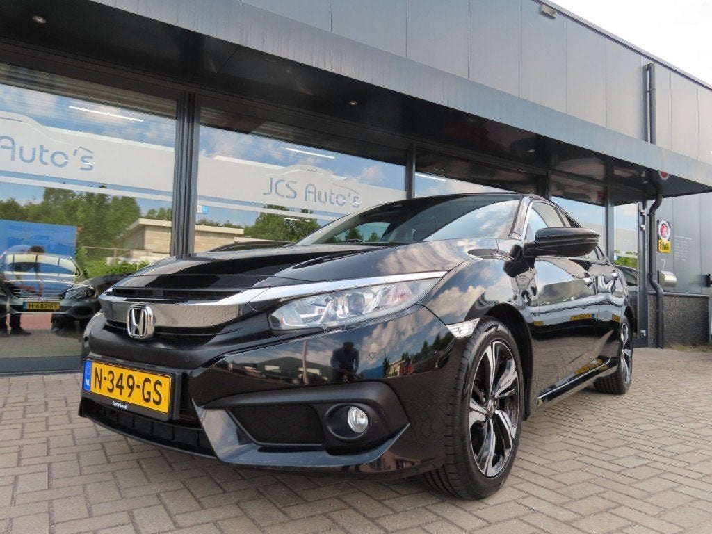 Honda CIVIC 1.5 I-VTEC Elegance 182 Pk Ecc Acc Navi 2x Pdc 2, Auto's, Honda, Bedrijf, Civic, ABS, Adaptive Cruise Control, Airbags