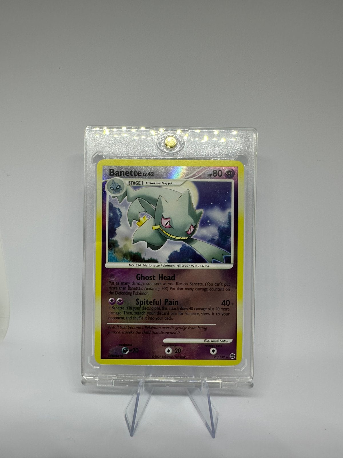 Banette Secret Wonders 23/132 Reverse Holo Rare Pokemon Card, Ophalen of Verzenden, Zo goed als nieuw
