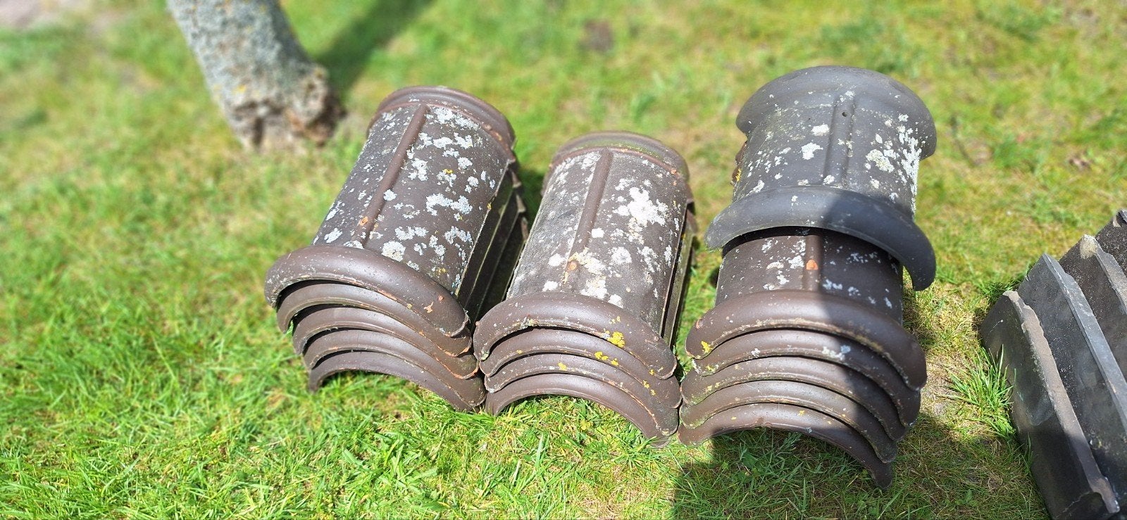 Nokvorsten Gebr. Laumans tegelen - 14 stuks + beginvorst, Ophalen, Gebruikt
