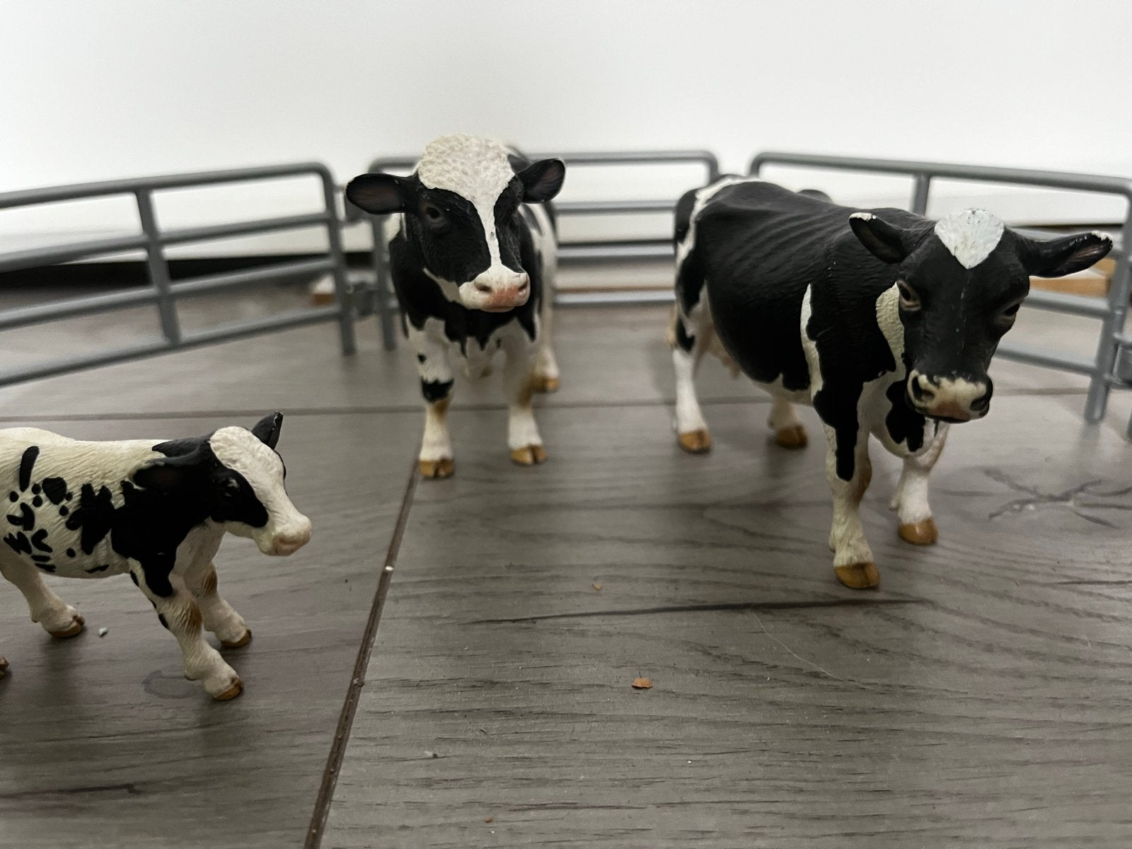 Schleich omheining met koe, stier en kalf, Ophalen, Zo goed als nieuw, Jongen of Meisje