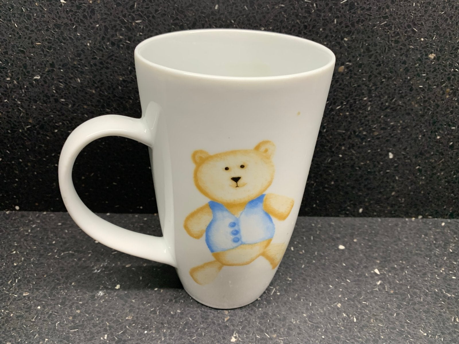 Mok met teddybeer opdruk - The Tabletop Company, Ophalen of Verzenden, Steen/keramiek, Wit, Overige merken
