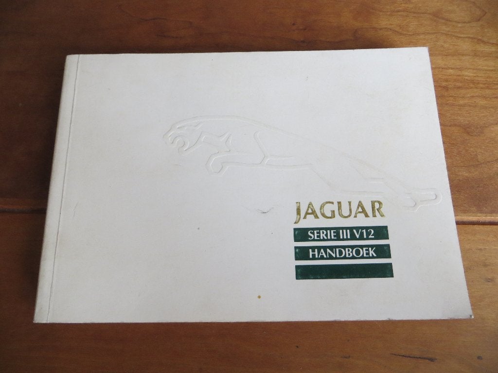 Instructieboek Jaguar Serie III V12 1990, 256 blz, Ophalen of Verzenden