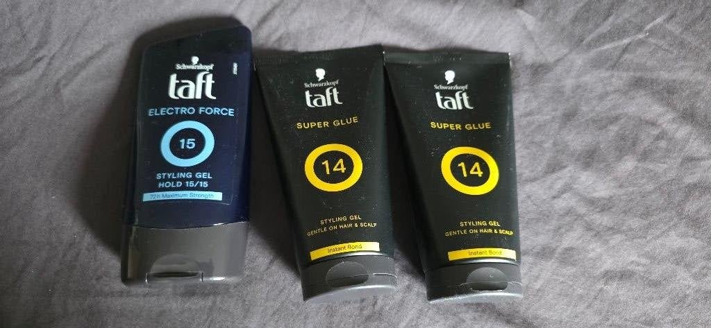 Haargel 3 tubes nieuw Taft, Ophalen of Verzenden, Nieuw