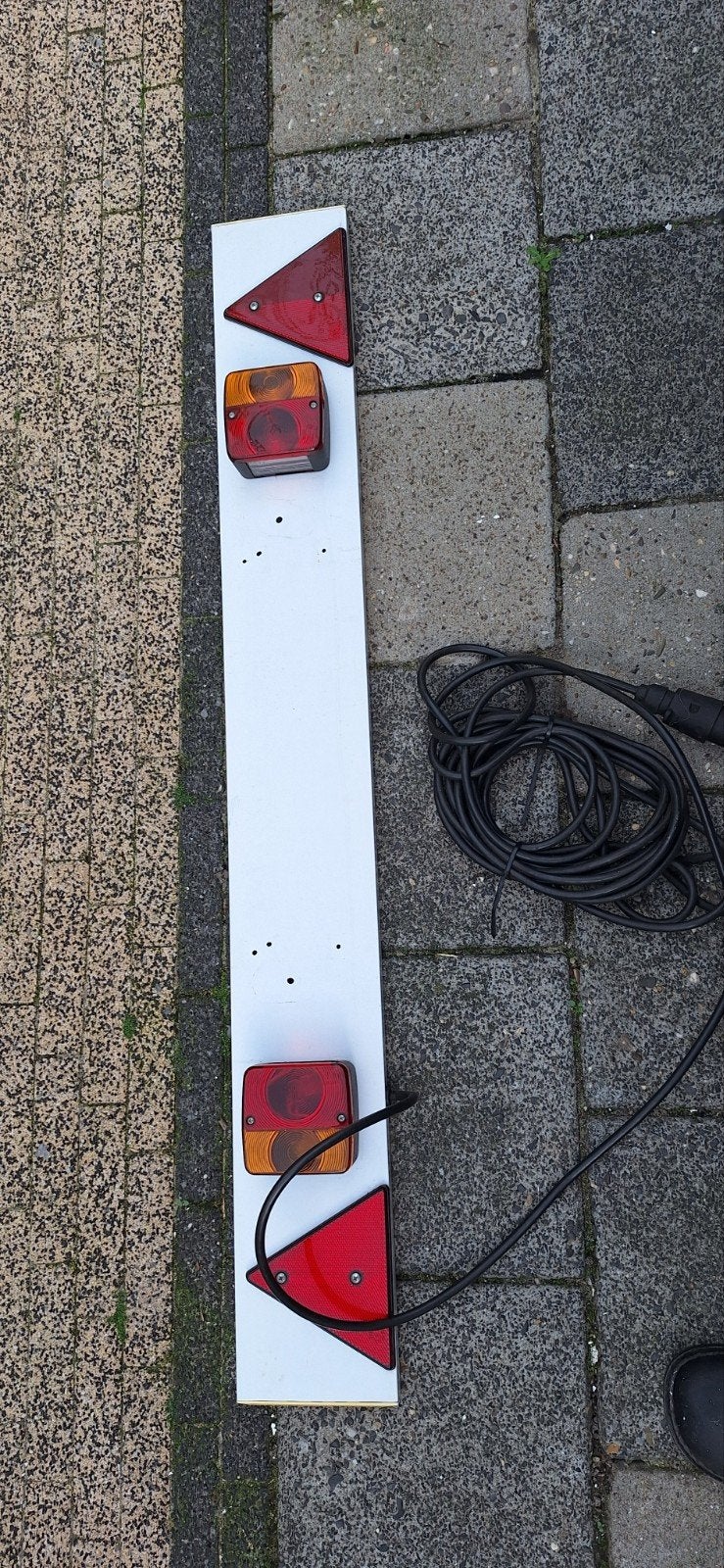 Achterlichtbalk voor aanhanger met kabel, Auto diversen, Ophalen, Gebruikt