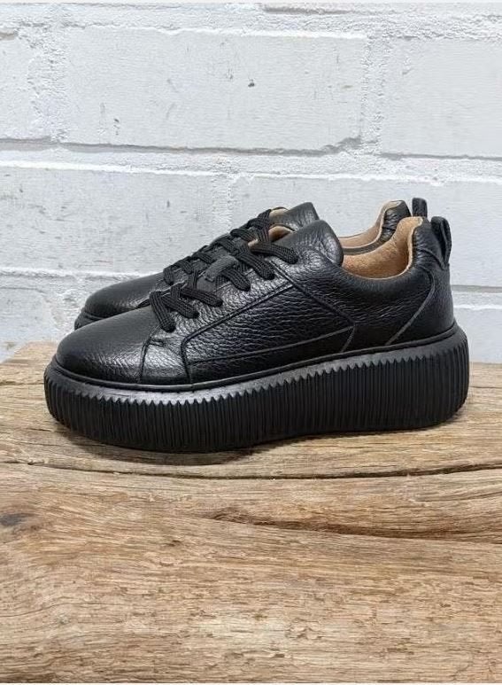 DWARS - Mooie leren sneakers maat 40 - Nieuw €139,95 - DWRS, Kleding | Dames, Schoenen, DWRS, Verzenden, Zwart, Nieuw