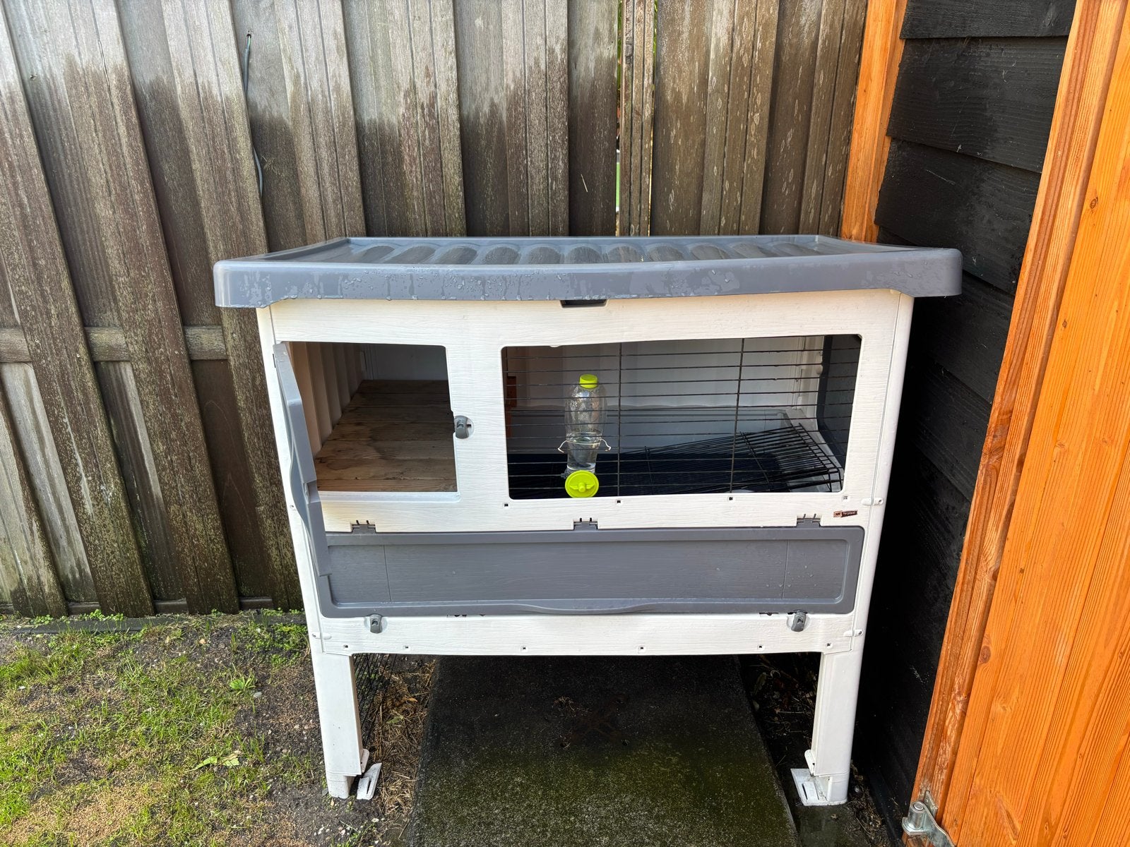 Konijnenhok, Dieren en Toebehoren, 110 cm of meer, Zo goed als nieuw, Konijn, Hok