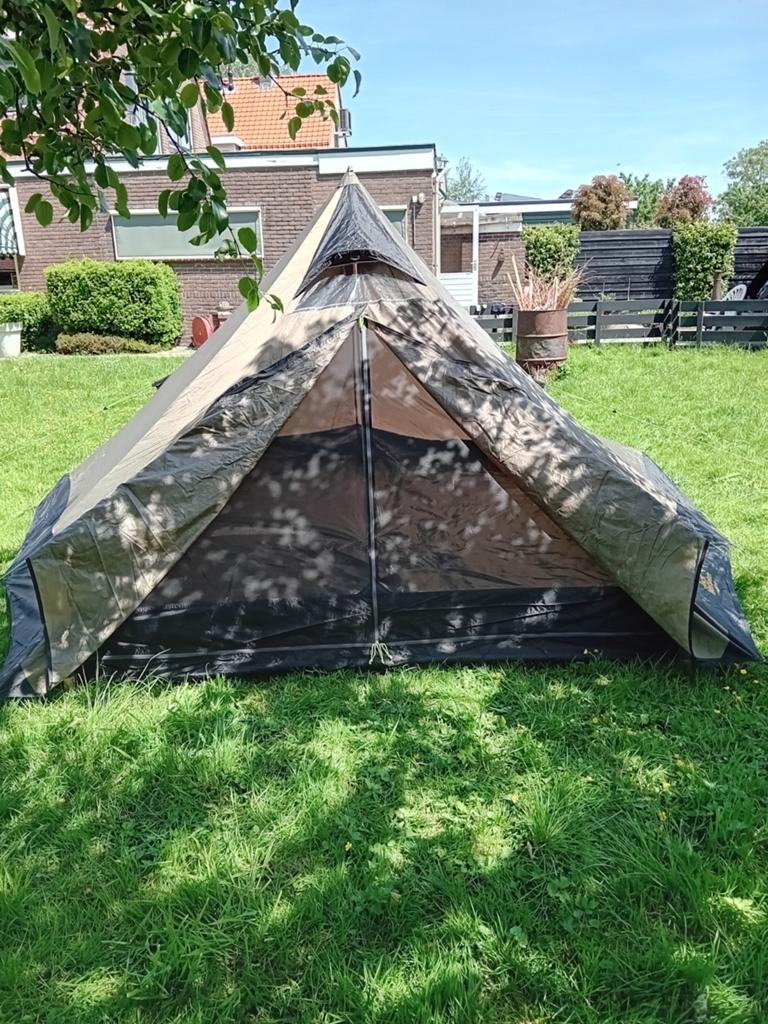 Jack Wolfskin Piramide Tarp - Compacte 2-persoons tent, Ophalen, Gebruikt, Tot en met 2