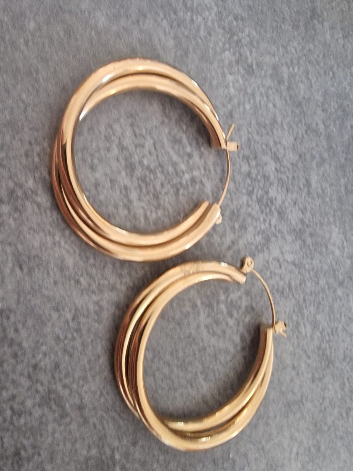 Ring oorbellen, Verzenden, Nieuw, Goud, Overige materialen