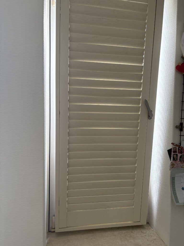 Shutters, Ophalen, 150 tot 200 cm, Zo goed als nieuw, Crème
