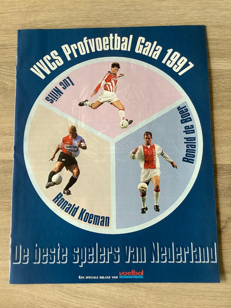 VVCS Profvoetbal Gala 1997 bijlage VI, Ophalen of Verzenden, Zo goed als nieuw, Overige binnenlandse clubs, Boek of Tijdschrift