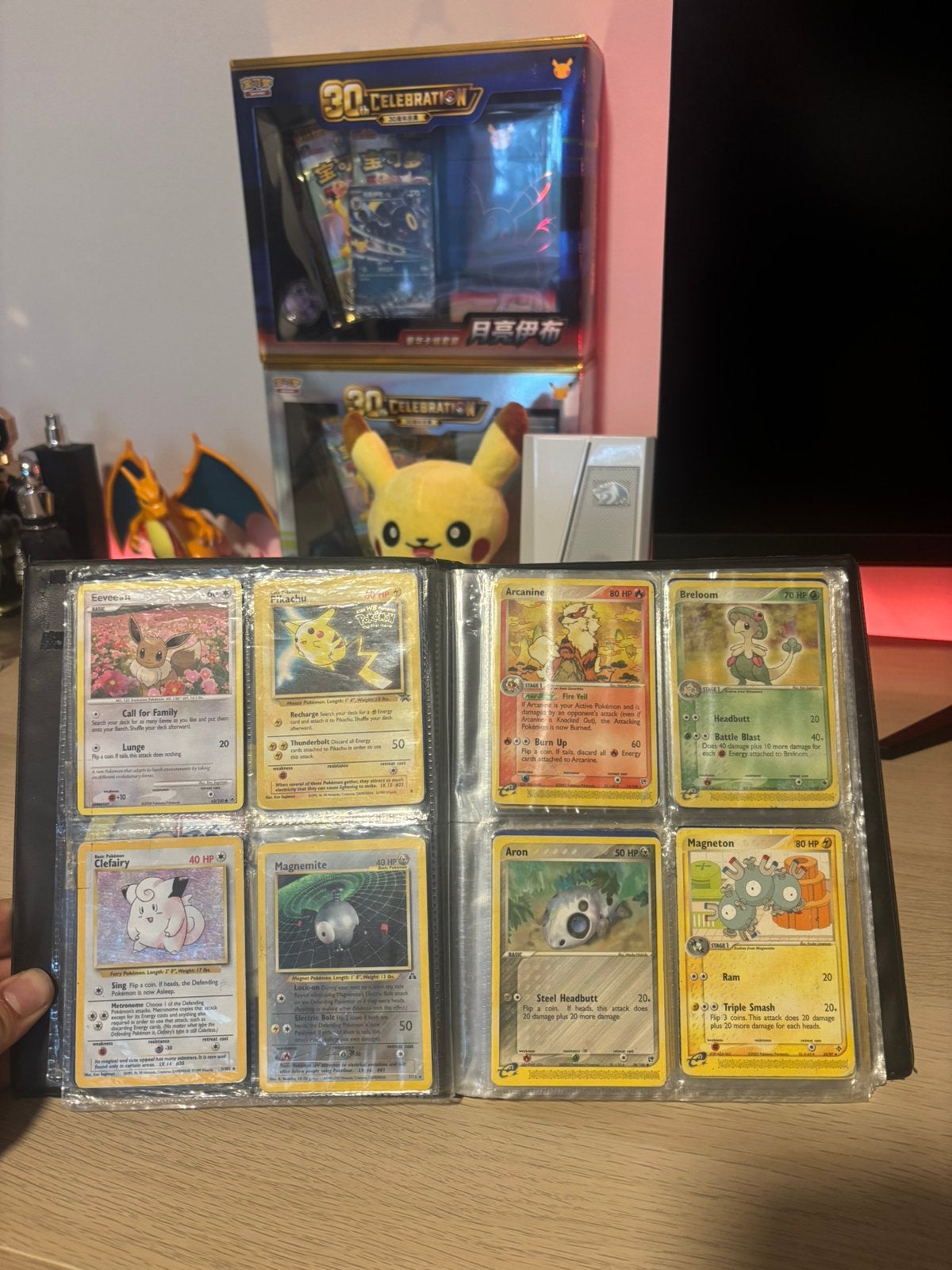 Oude Pokémon Kaarten binder - ❗️LEES BESCHRIJVING❗️, Ophalen of Verzenden, Meerdere kaarten, Foil