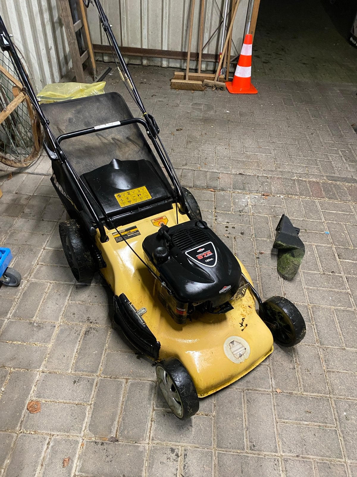 Powerplus Gardenpro grasmaaier Briggs & Stratton 675 series, Tuin en Terras, Cirkelmaaier, Gebruikt, Ophalen of Verzenden, 50 cm of meer