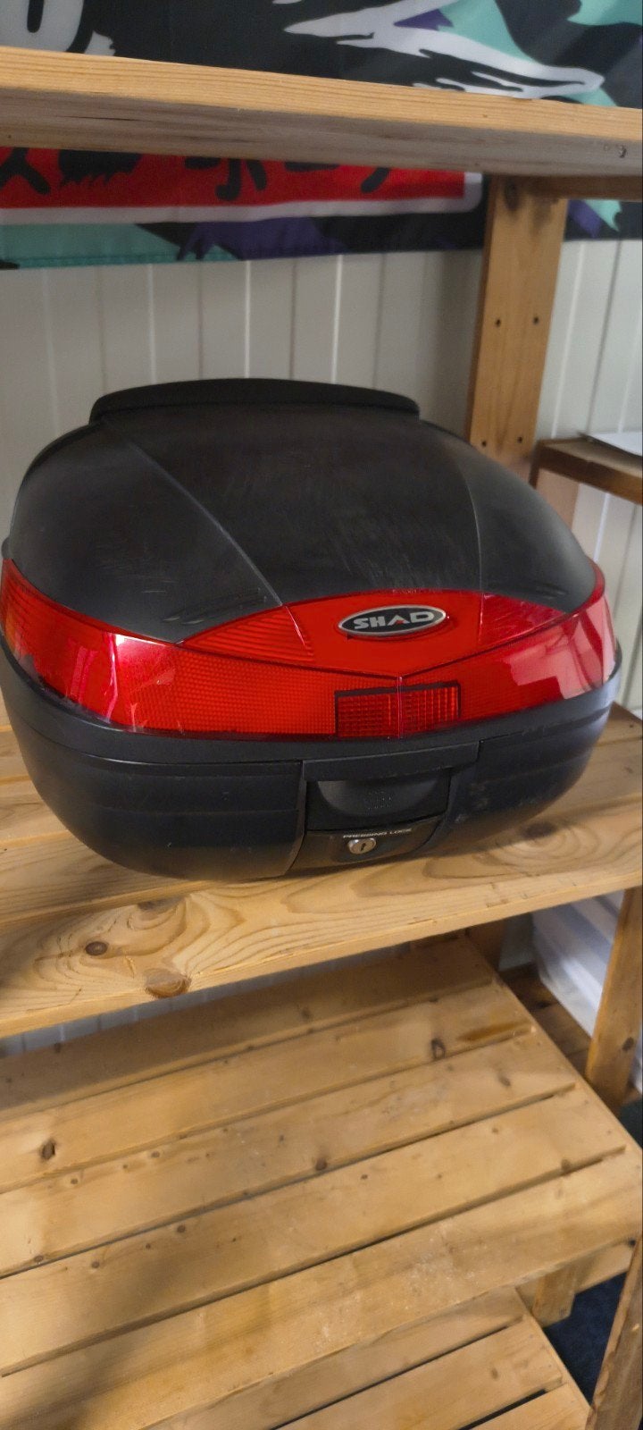 SHAD SH37 Topkoffer met rugsteun, Ophalen of Verzenden, Gebruikt