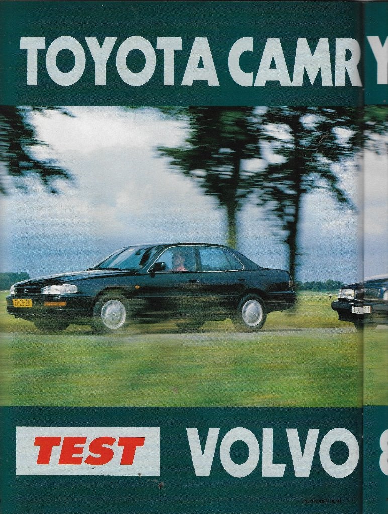 Dubbeltest Volvo 850 GLT vs Toyota Camry, Autovisie 1991., Volvo, Nieuw, Ophalen of Verzenden, Autovisie