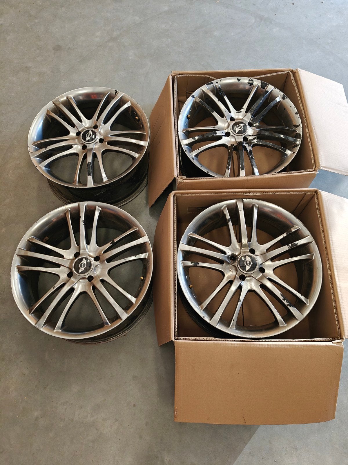 17" Velgen – 7J | 4x100 | ET38 – MINI / 4x100 – Opknappers, Auto-onderdelen, Banden en Velgen, Ophalen, Gebruikt, Velg(en), 17 inch