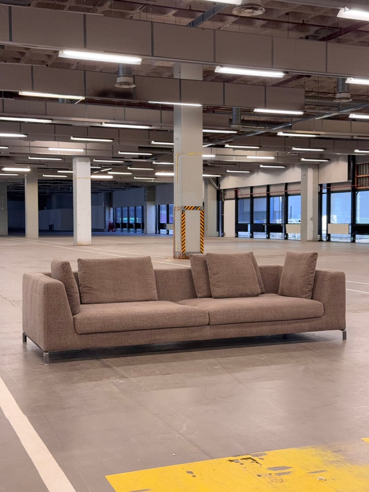 B&B Italia Ray Bank | Taupe | NIEUWSTAAT + Garantie, 250 tot 300 cm, 100 tot 125 cm, Overige materialen, Ophalen of Verzenden
