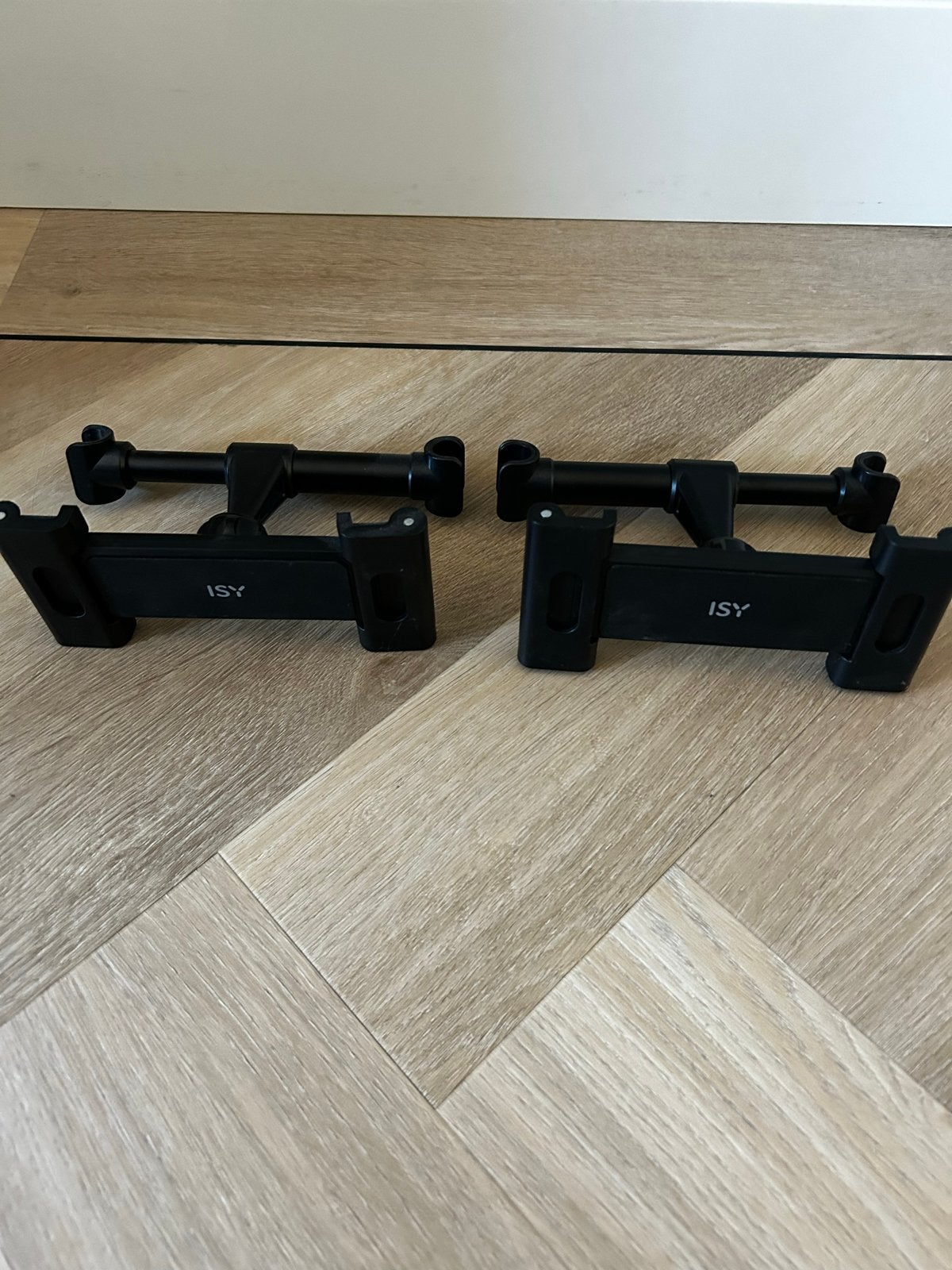 ISY Tablet houders voor hoofdsteun (2 stuks), Ophalen of Verzenden, Gebruikt