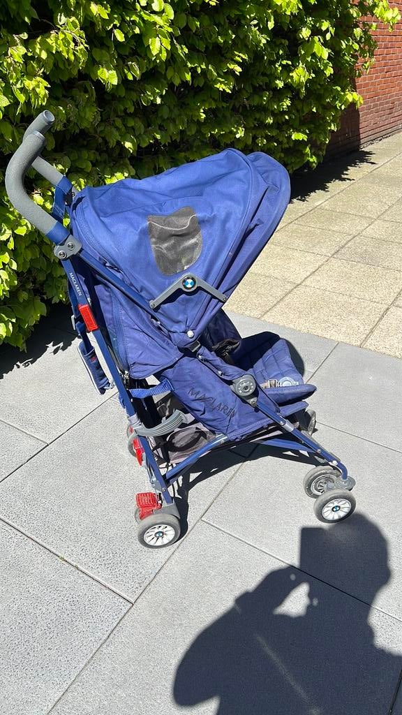 Blauwe’ Maclaren’ Buggy te Koop., Ophalen, Zo goed als nieuw, Maclaren
