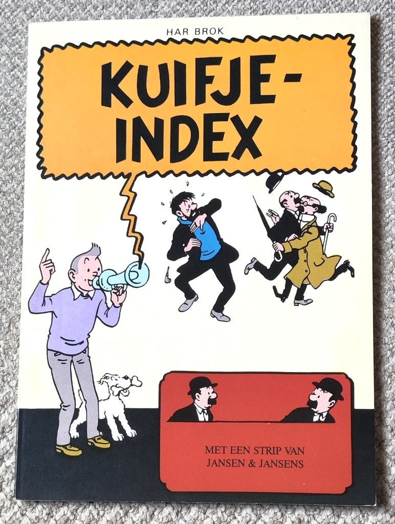 Kuifje – Index 1979 van Har Brok HET Kuifje naslagwerk, Eén stripboek, Ophalen of Verzenden, Zo goed als nieuw